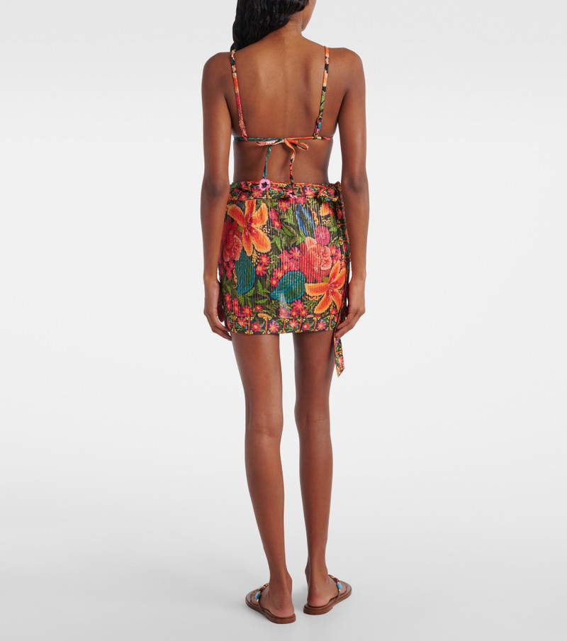 Garden Tapestry floral beach cover-up 3
