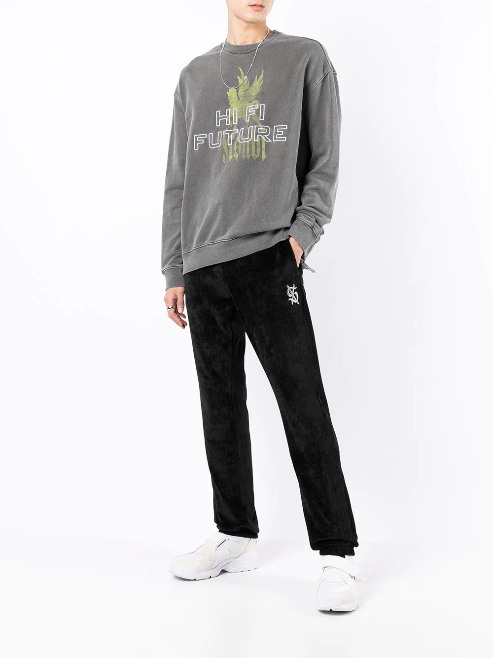 embroidered-logo track pants - 2