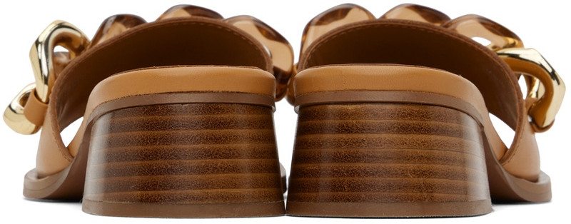 See by Chloé Tan Monyca Heeled Mules outlook