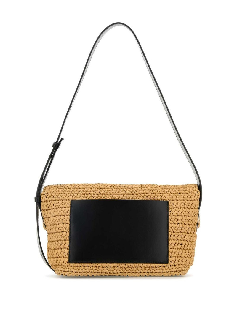 Jil Sander raffia cross body bag outlook
