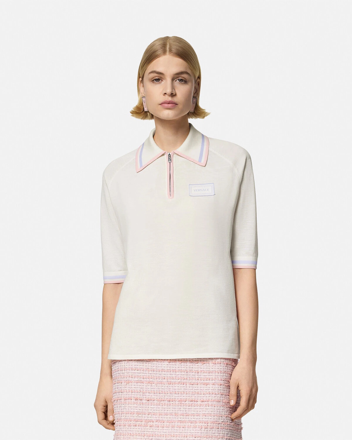 Knit Loose Polo Shirt - 4