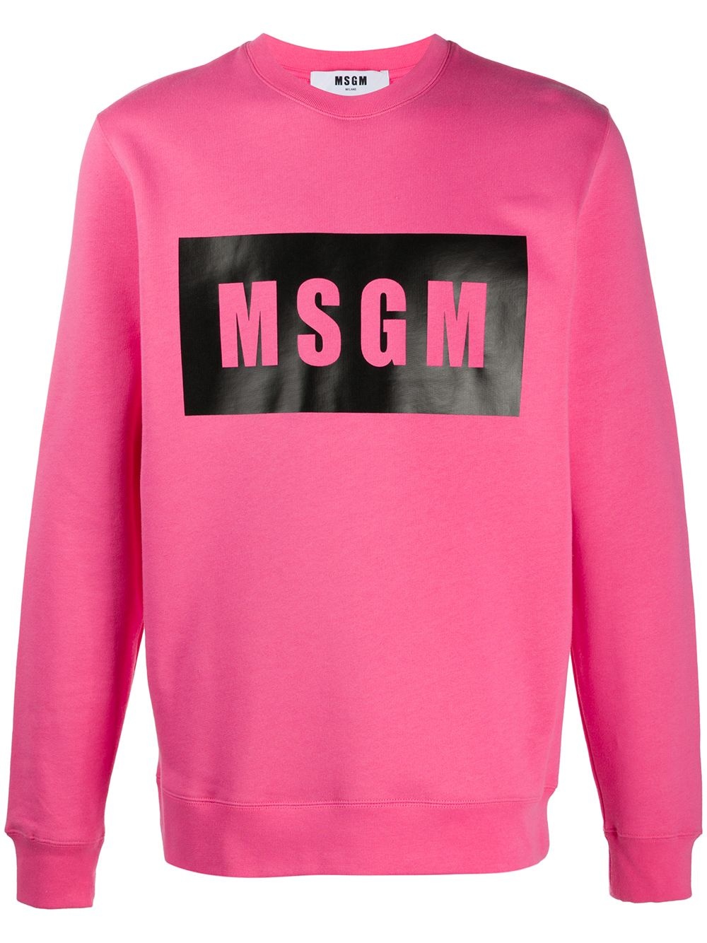 logo print sweatshirt - 1