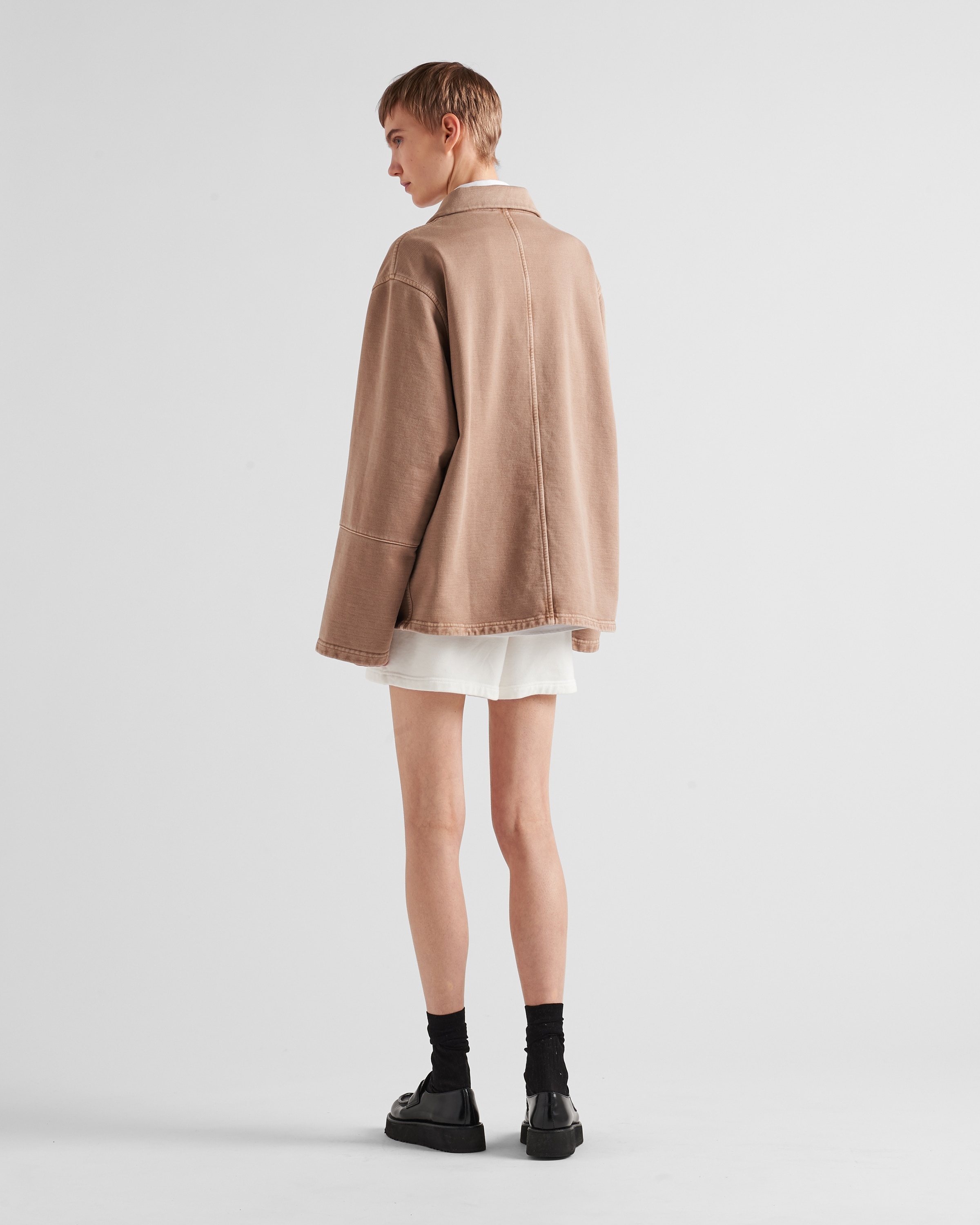 Cotton fleece shorts - 5