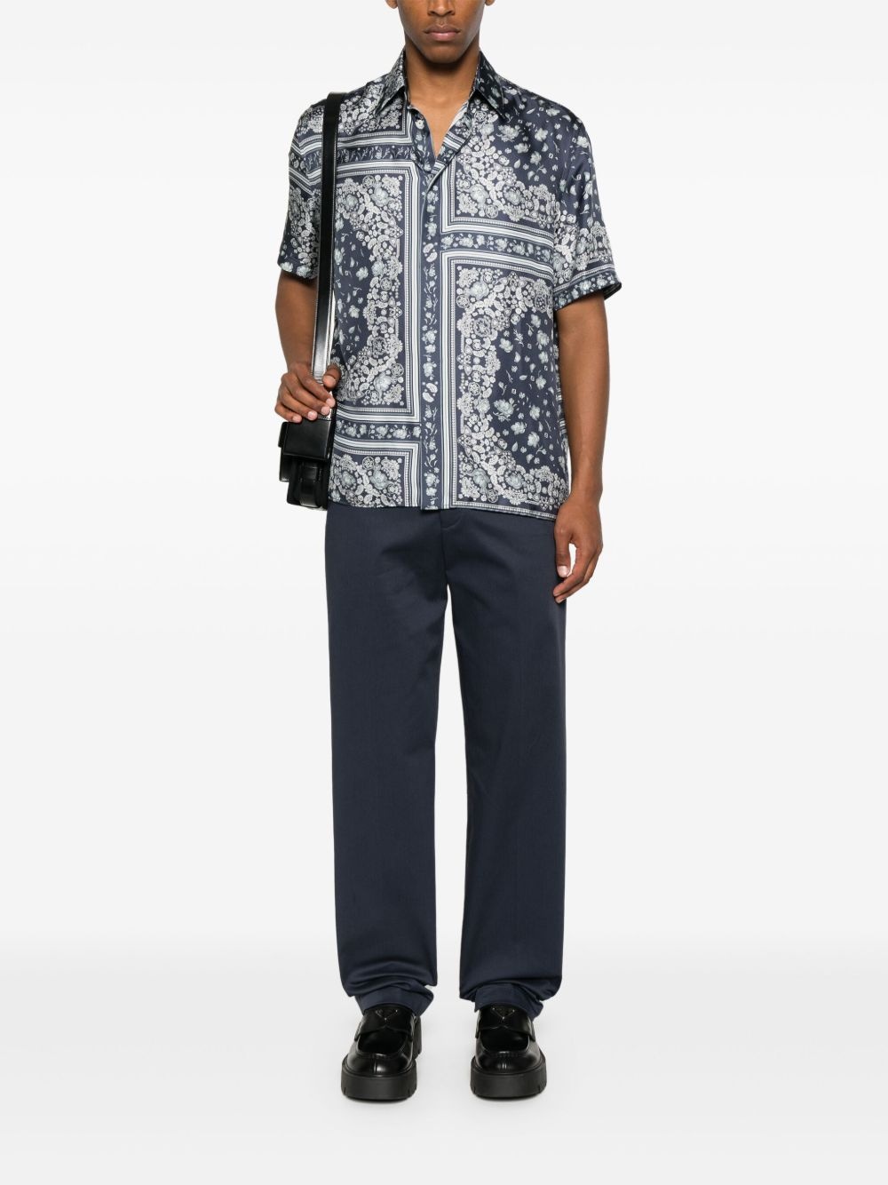 gabardine trousers - 2