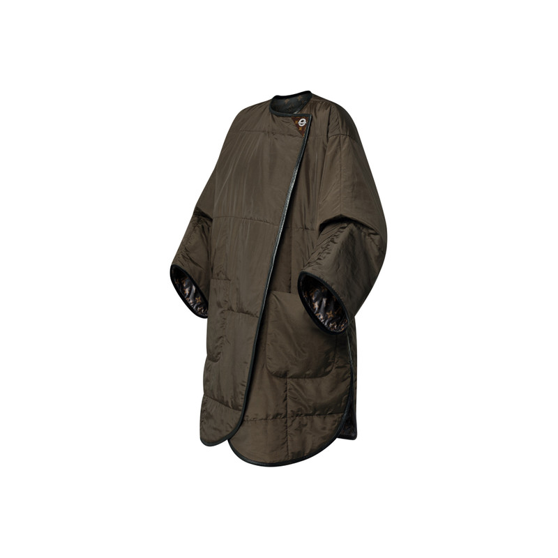 Quilted Toggle Detail Coat 2