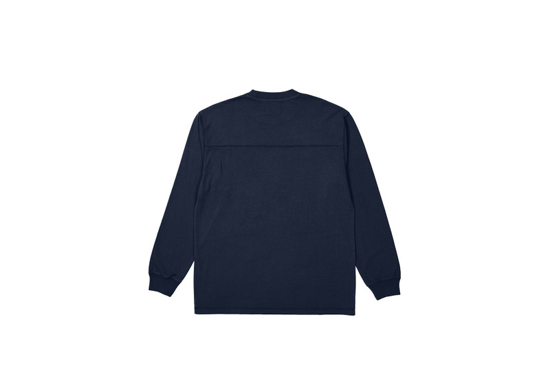 PALACE PAL ACE PANEL LONGSLEEVE NAVY outlook
