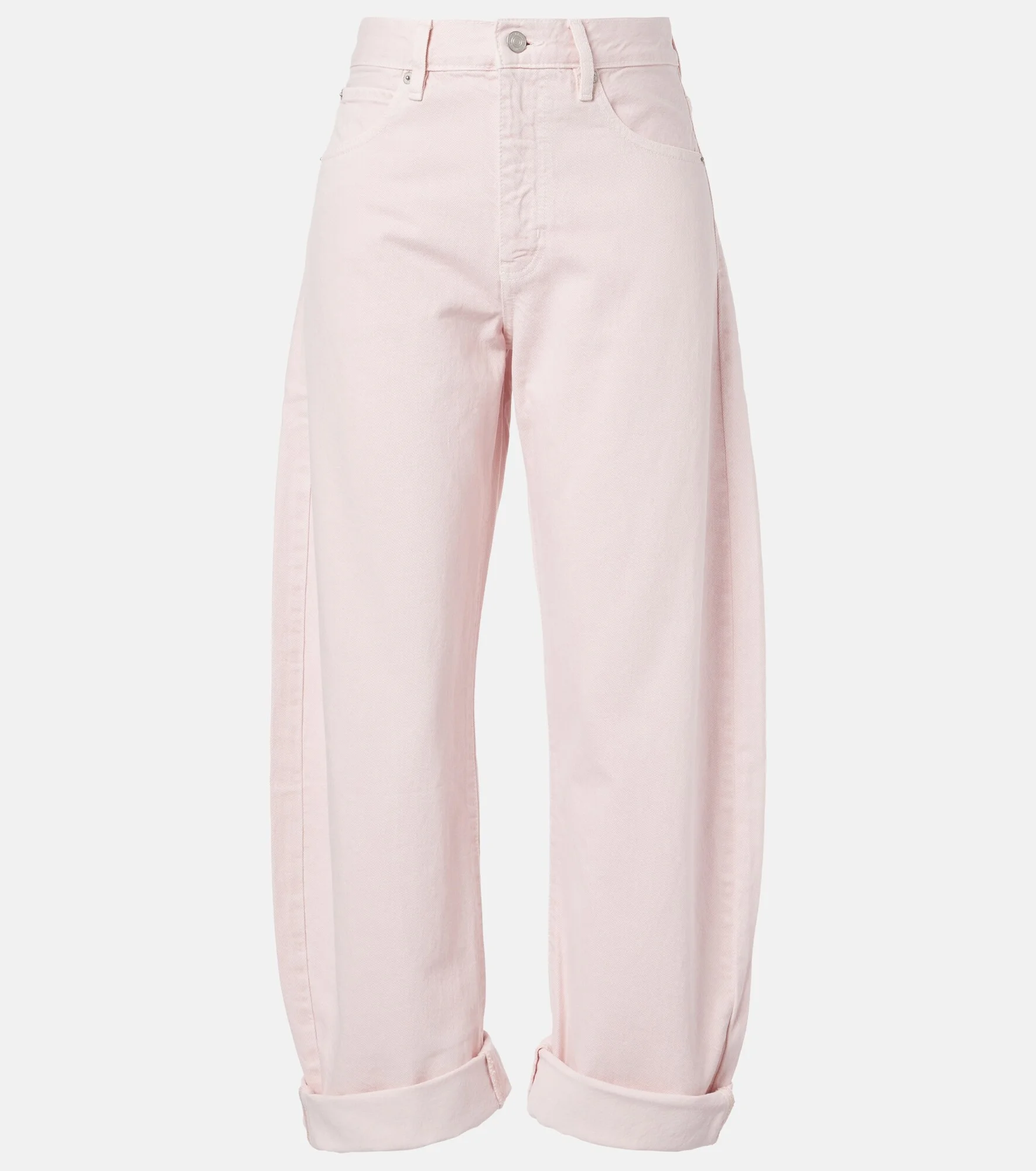 Bubble barrel-leg jeans - 1