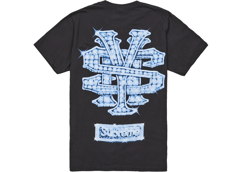 Supreme Supreme Snowman Tee Black outlook