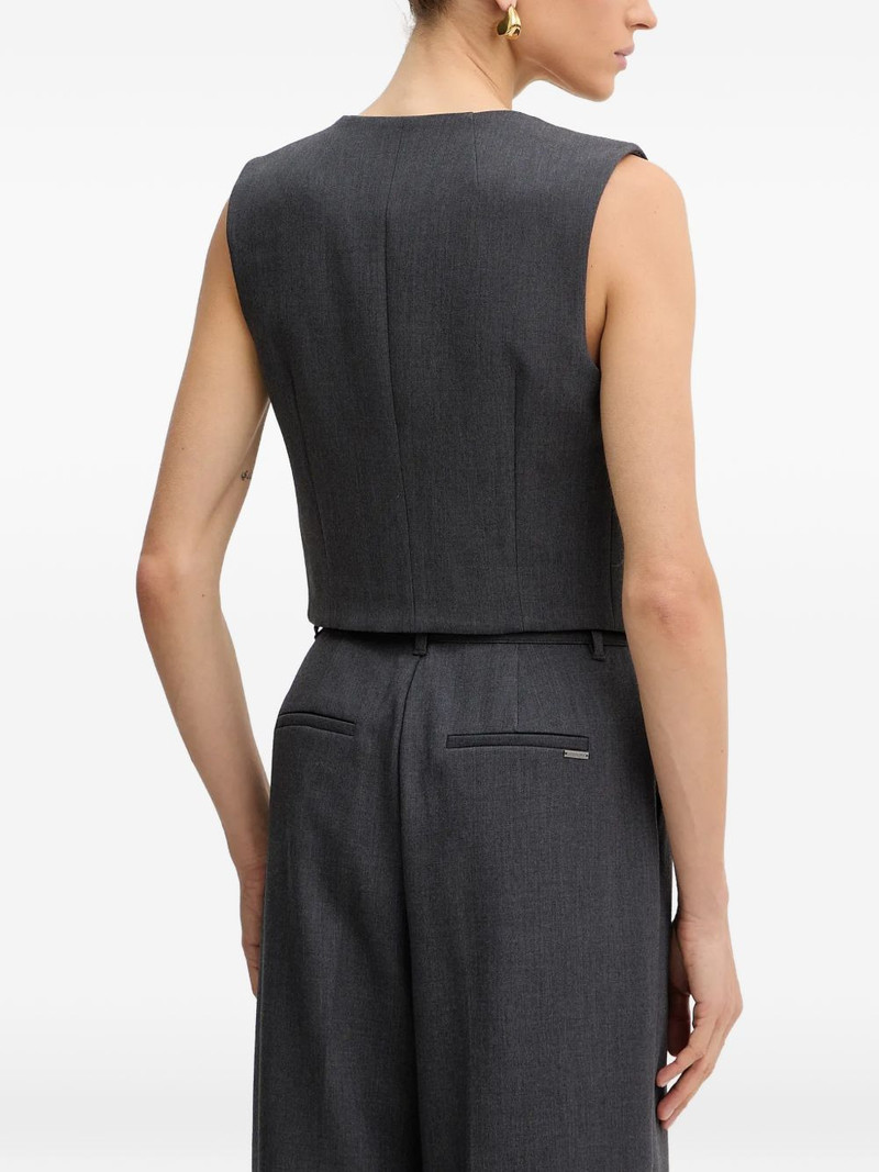 Joandra buttoned blazer vest 3