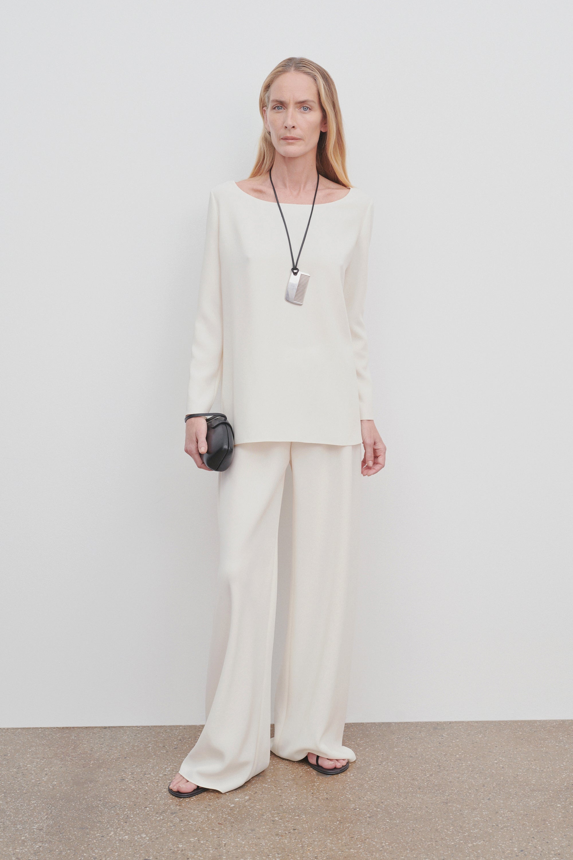 The Row Gala Pant in Cady | REVERSIBLE
