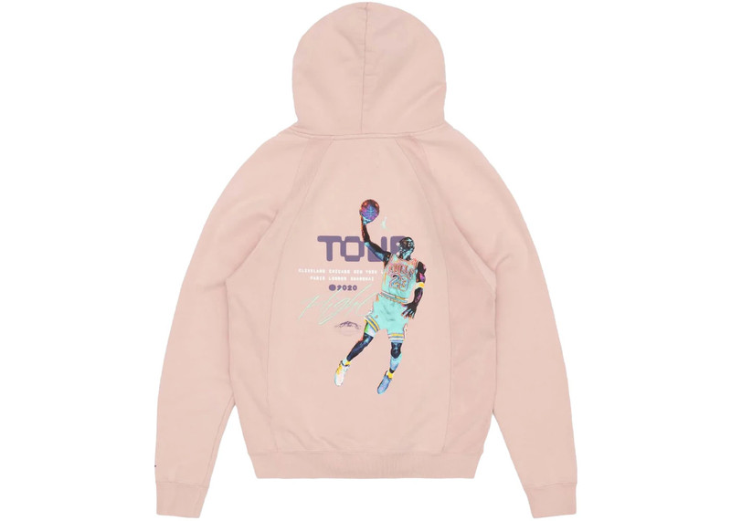 Jordan Nike Jordan Flight Heritage Hoodie Oxford Pink outlook