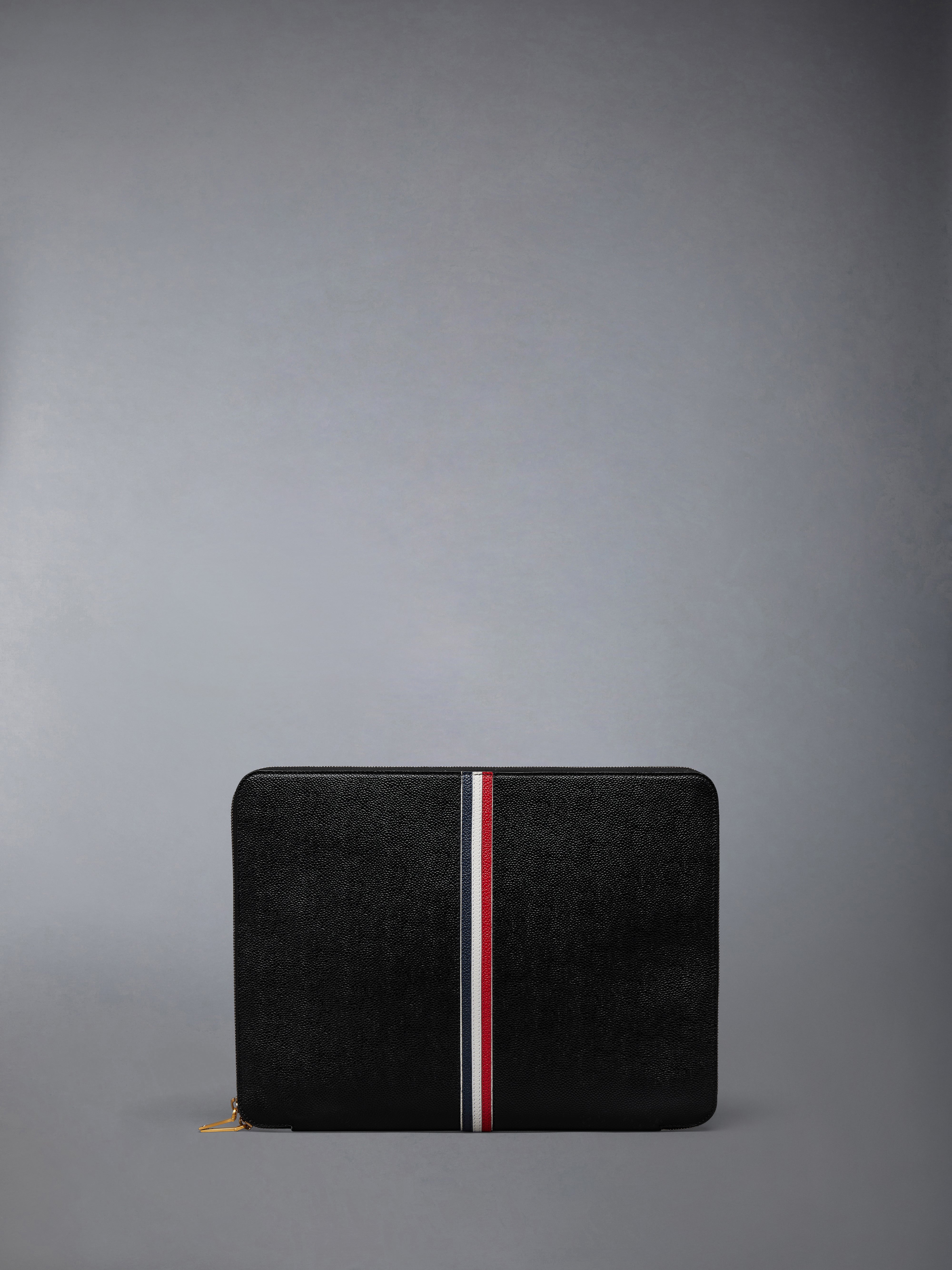 PEBBLE GRAIN ZIP AROUND FOLIO - 2