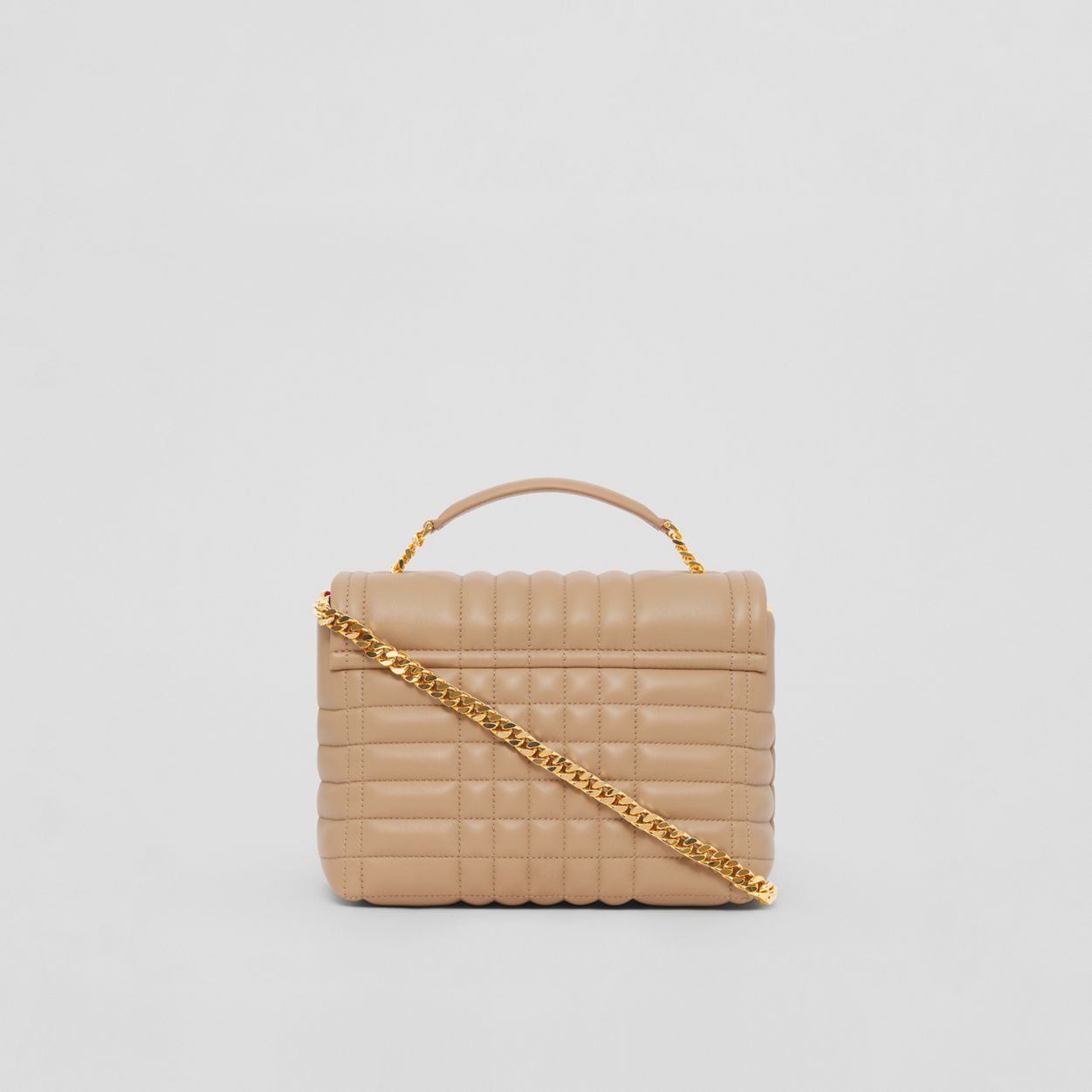 Small Quilted Lambskin Lola Satchel - 8
