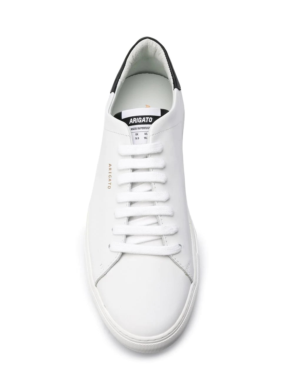 leather low-top sneakers - 4