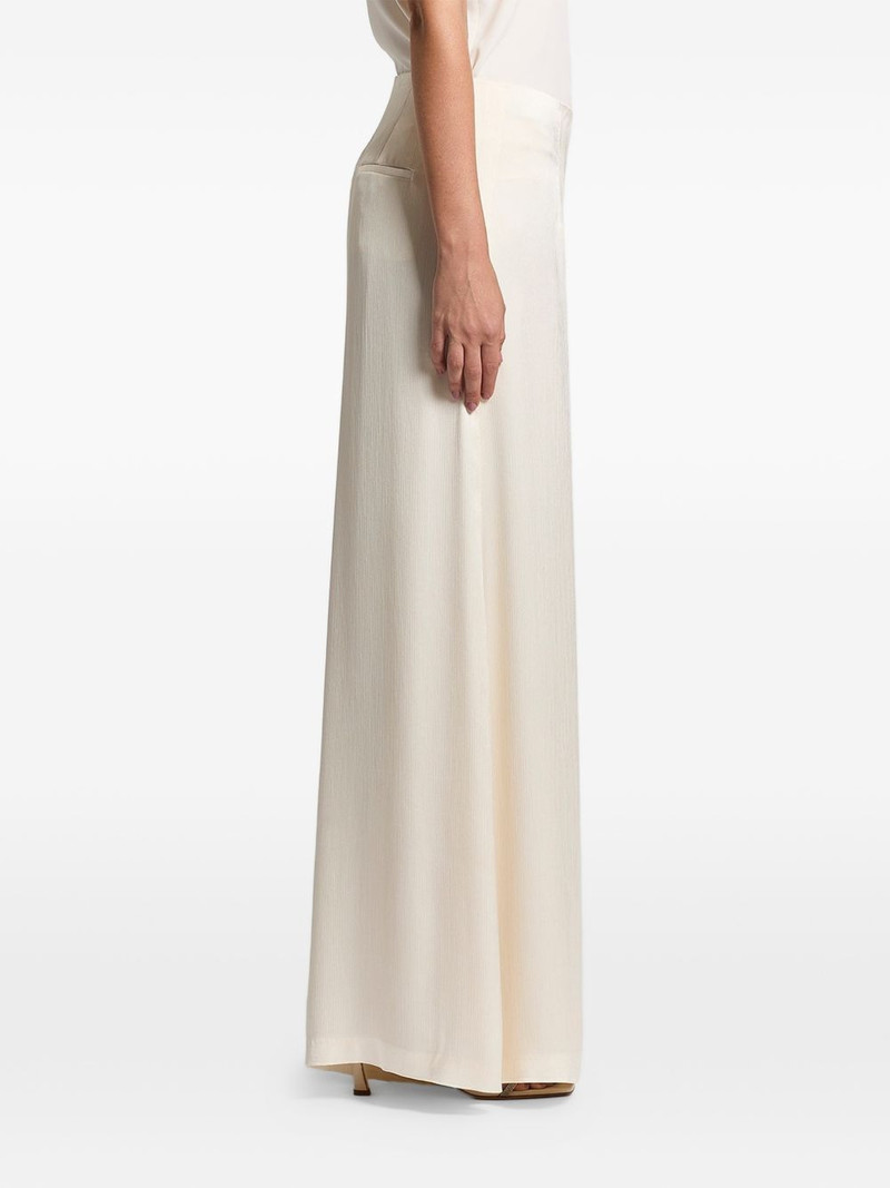 PESERICO satin crepon trousers outlook