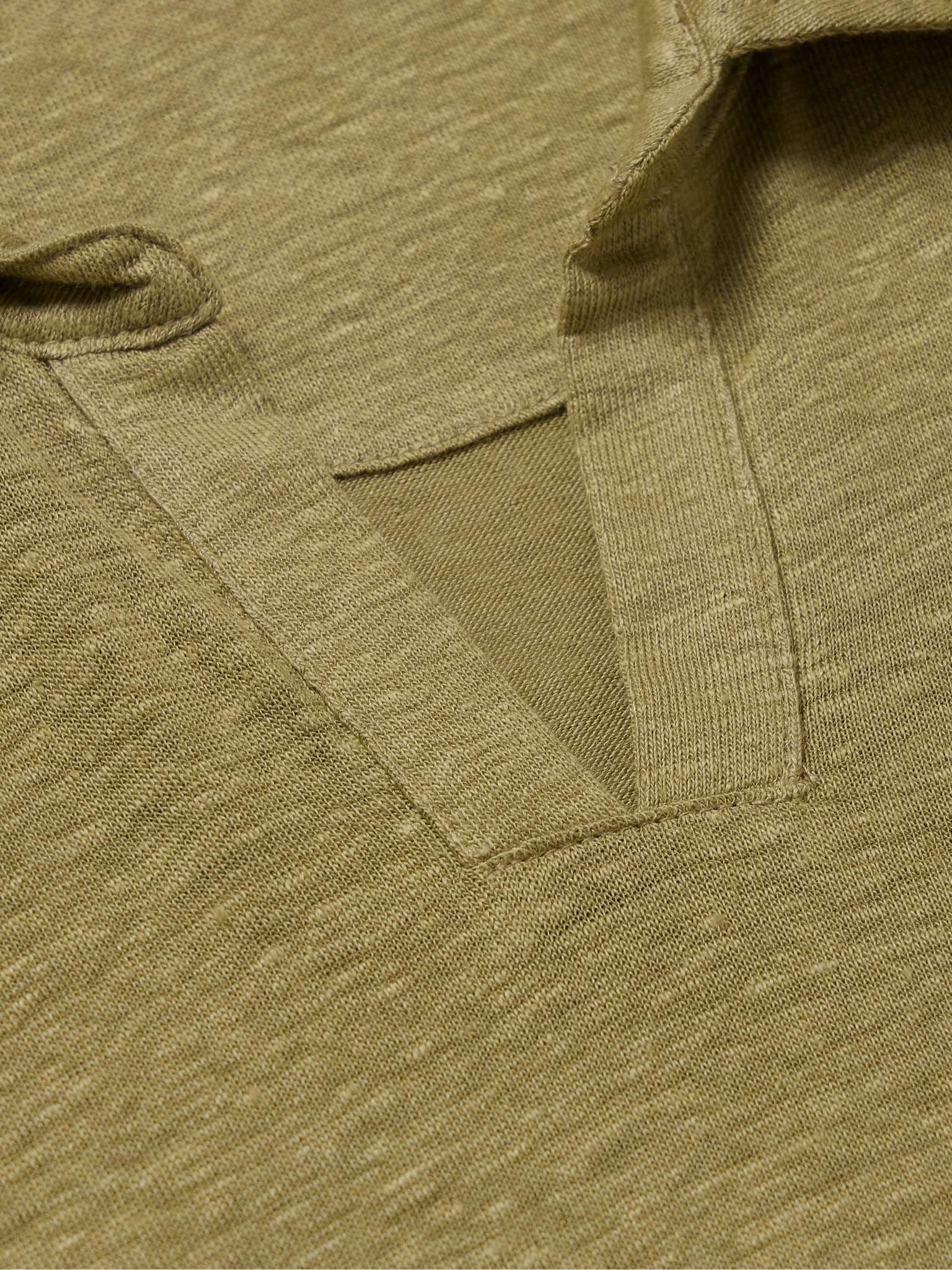 Felix Linen-Jersey Polo Shirt - 4