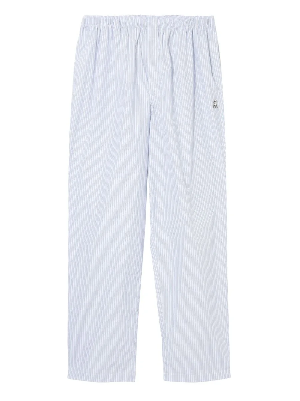 striped elasticated trousers - 1