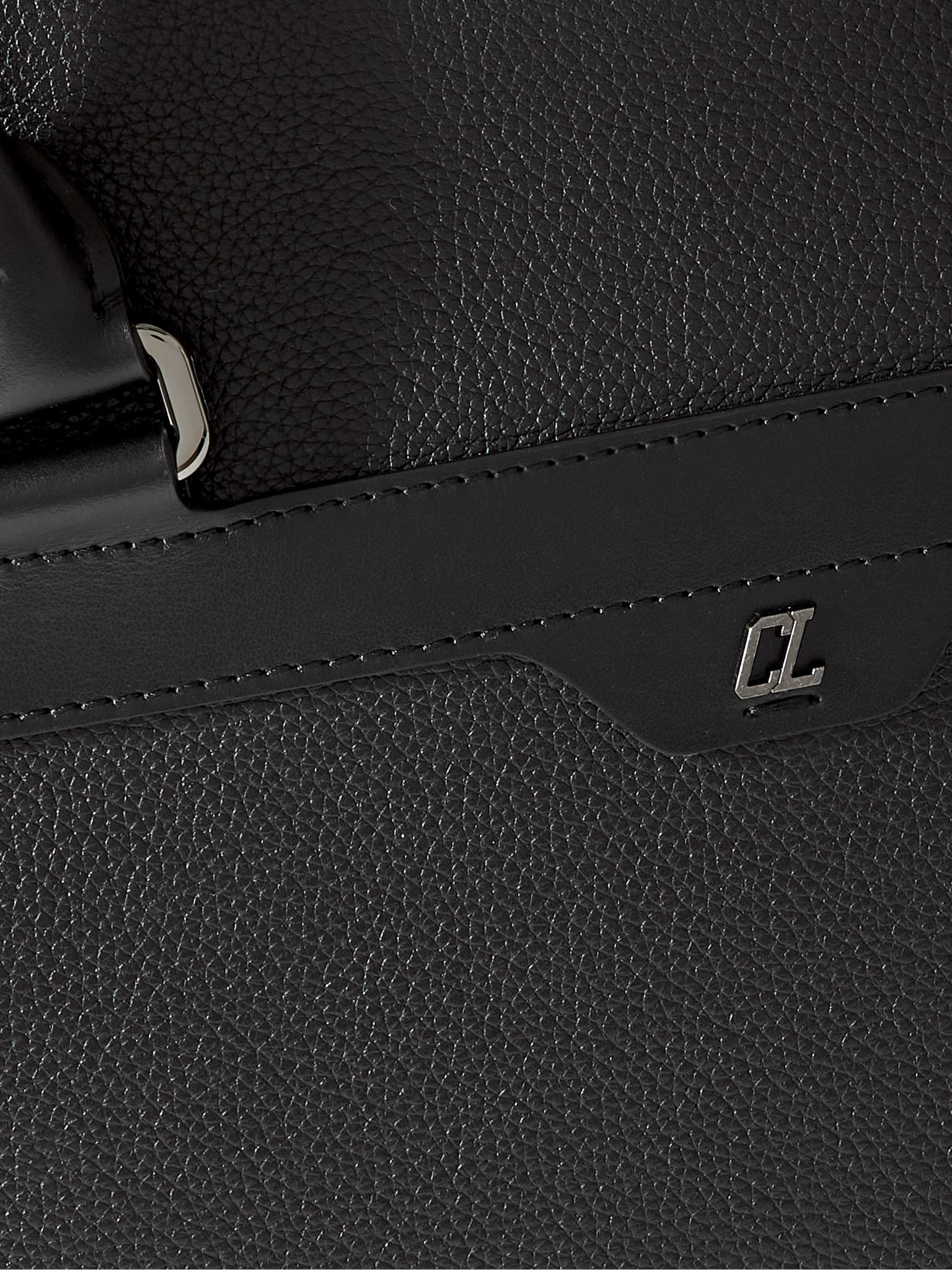 Kabiker 2.0 Rubber-Trimmed Full-Grain Leather Tote Bag Black - 4