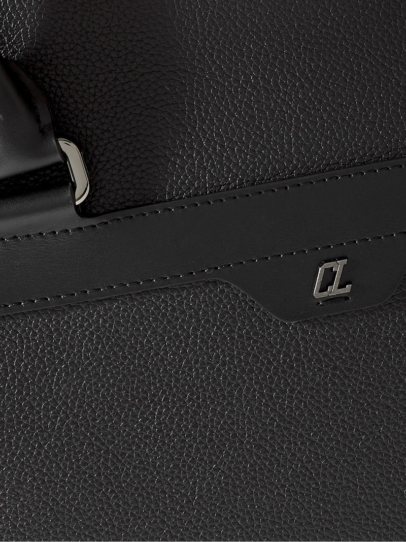 Kabiker 2.0 Rubber-Trimmed Full-Grain Leather Tote Bag Black 4