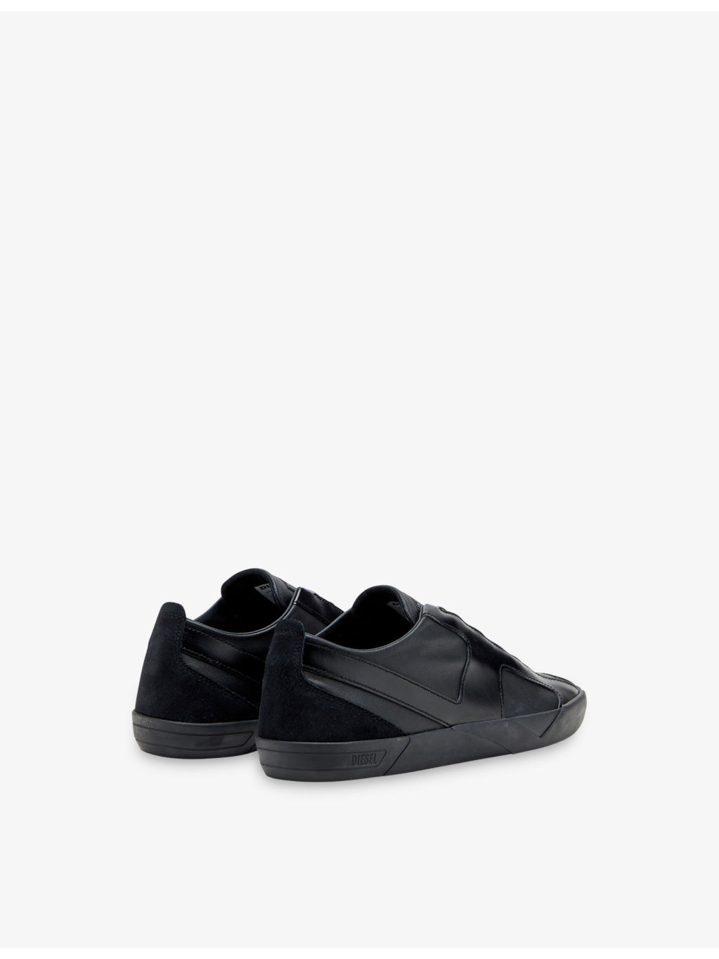 S-Slante-D Leather Low-Top Trainers - 4