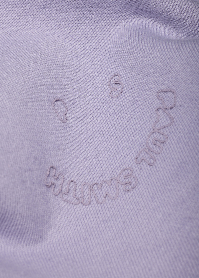Mauve 'Happy' Cotton Sweatshirt 3