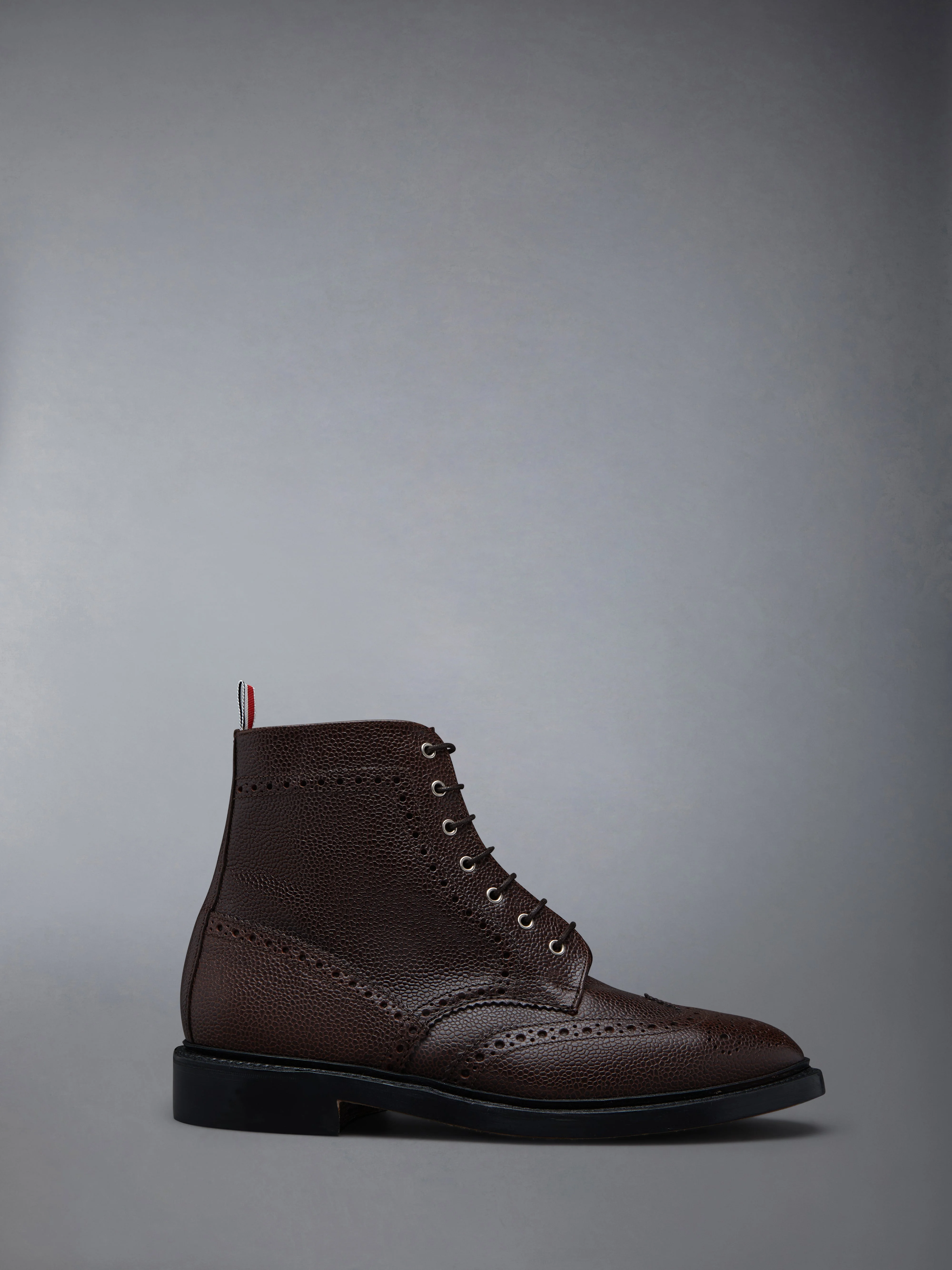 CLASSIC WINGTIP BOOT W/ LIGHTWEIGHT RUBBER SOLE IN BOX CALF - 1