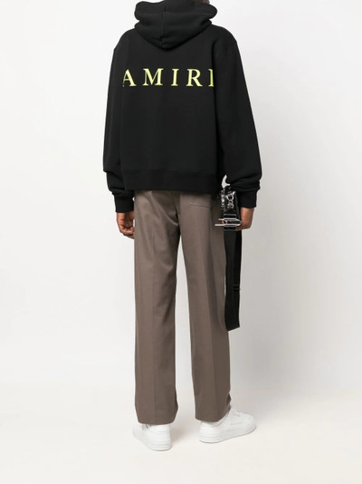 AMIRI logo-print cotton hoodie outlook