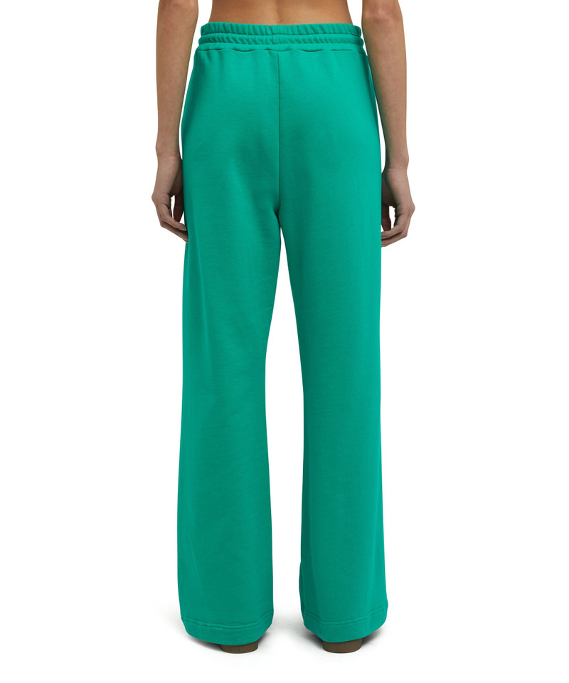 Cotton jogging trousers with MSGM Mini logo print 4