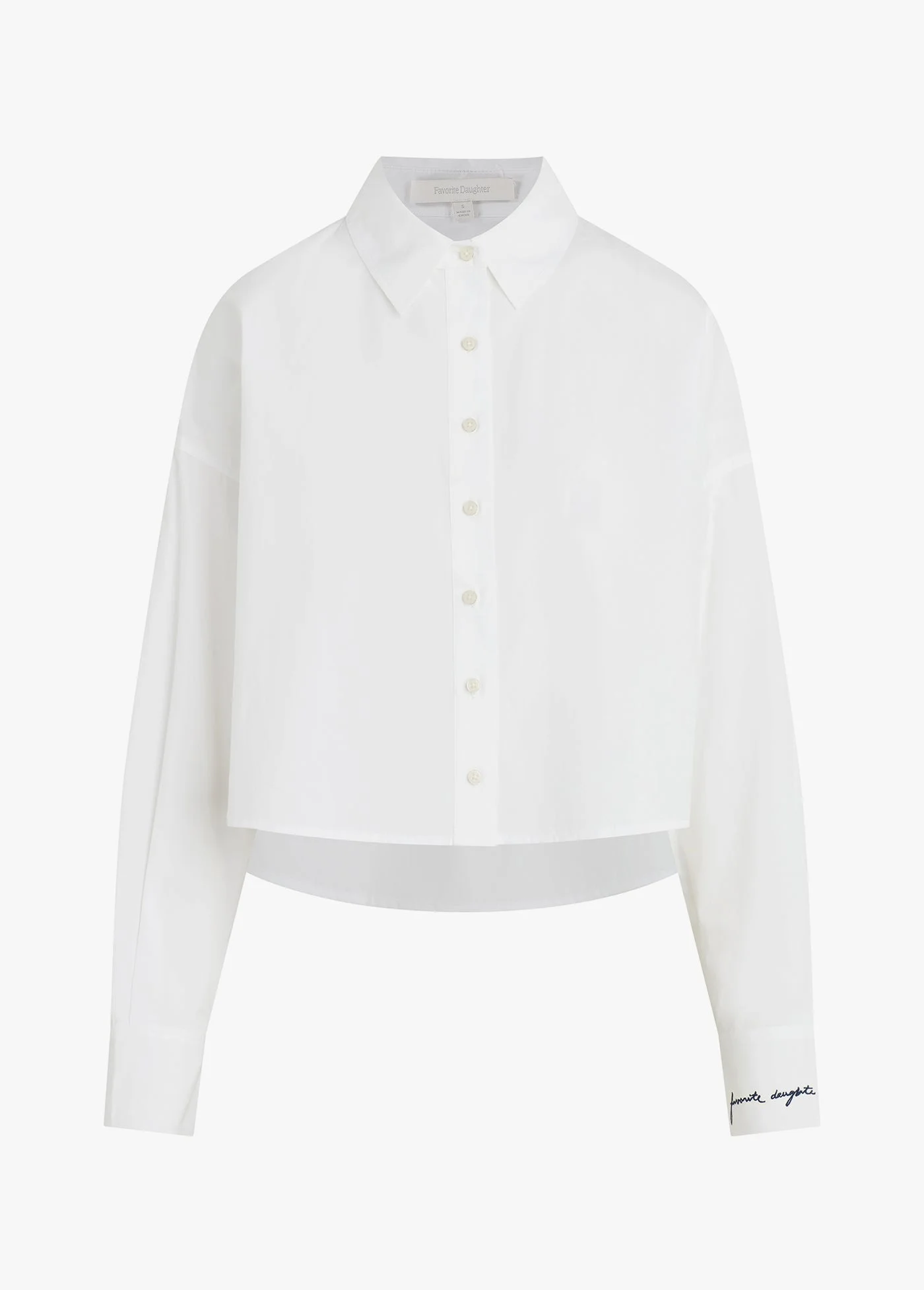 THE CROP EX-BOYFRIEND SHIRT - 1