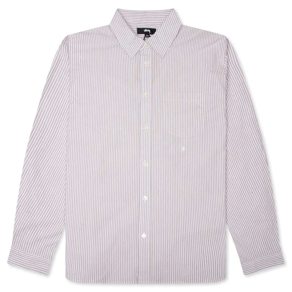 STANDARD SHIRT - PURPLE STRIPE - 1
