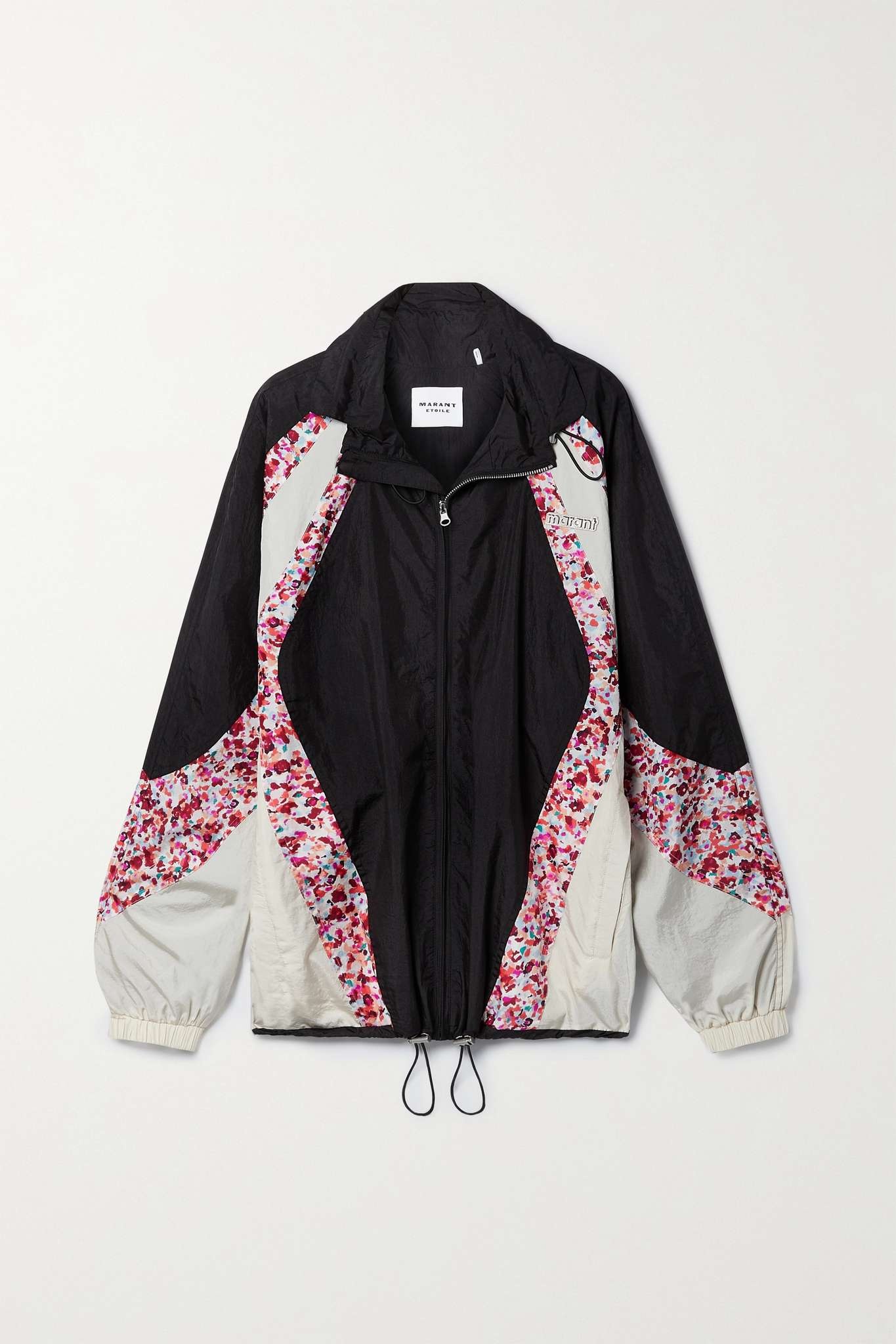 Isabel Marant Étoile Midaiazi paneled printed shell track jacket