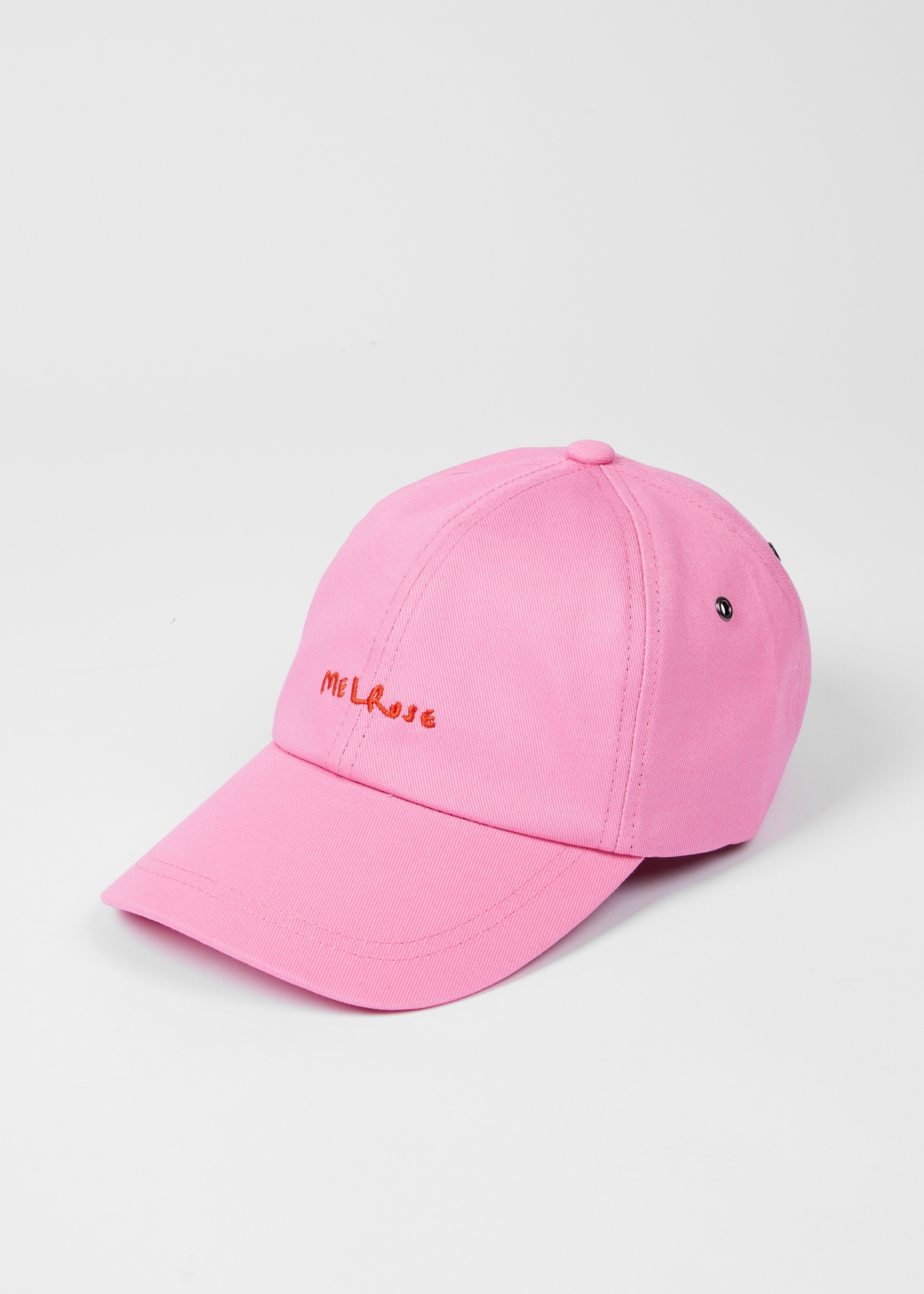 Pink 'Melrose' Embroidered Cap - 2
