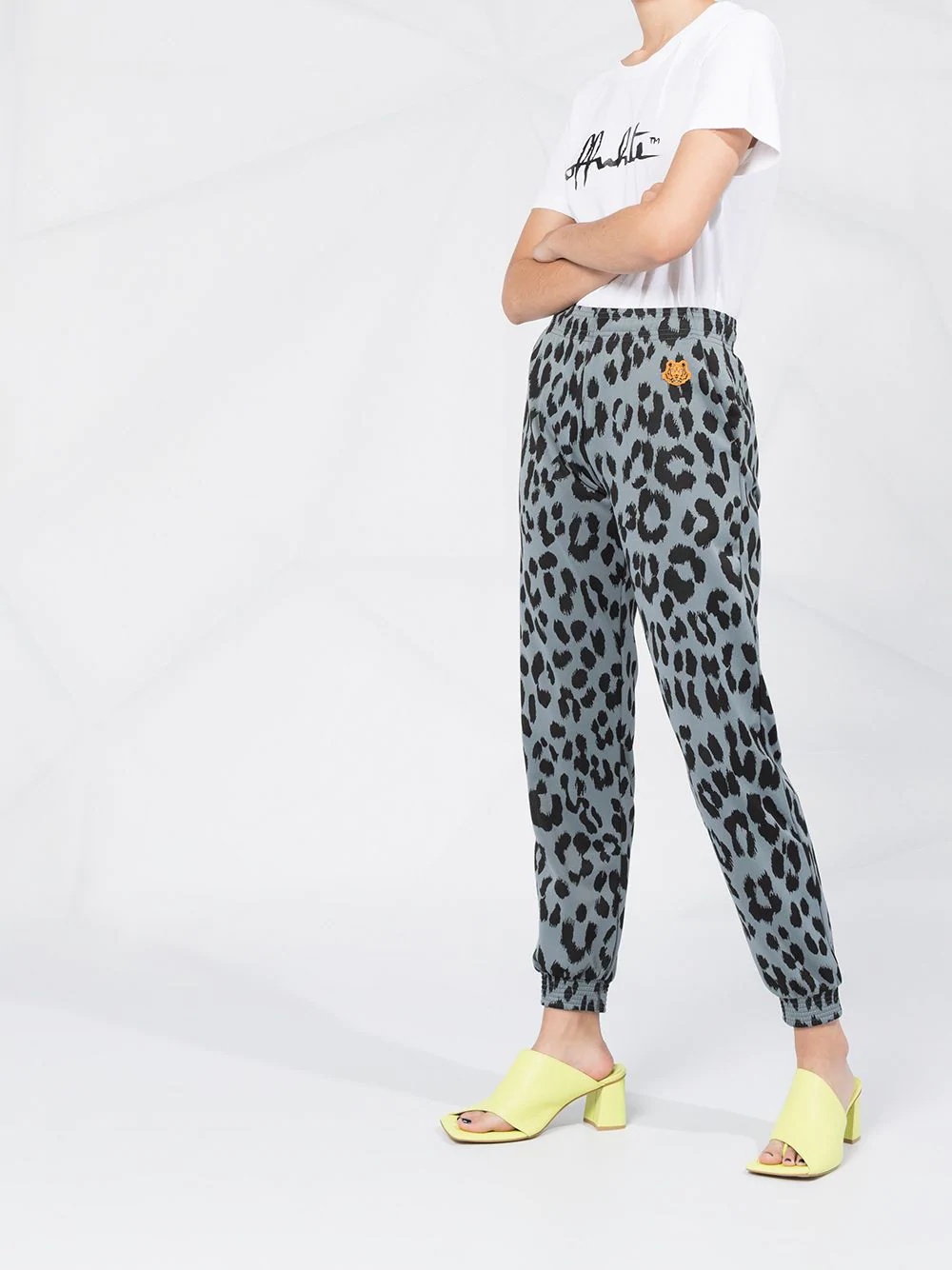 leopard print trousers - 2