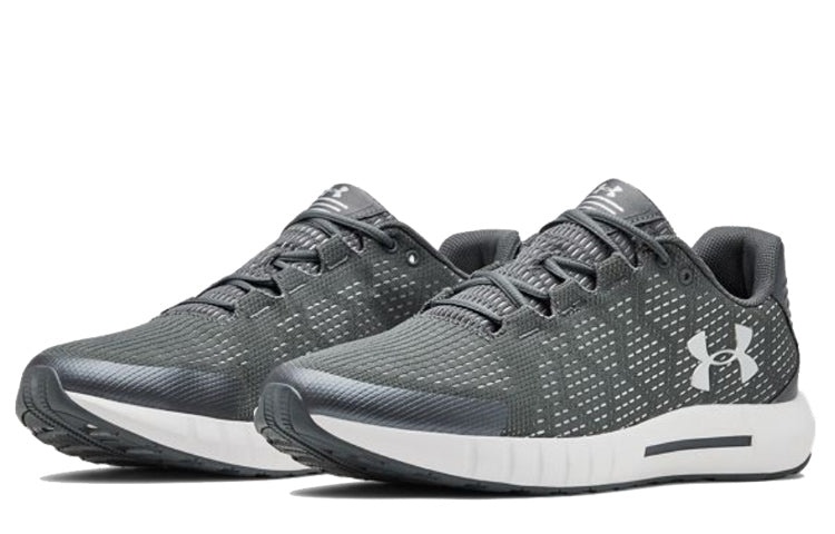 Under Armour Micro G Pursuit Men\'s Size 8 Grey Running Athletic Shoe 3021232-100 Under Armour Micro G Pursuit SE Grey 3021232-100 main image 3