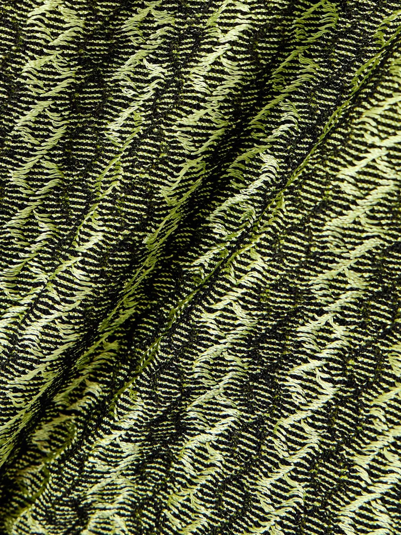 Marino jacquard-knit shorts Green - 4