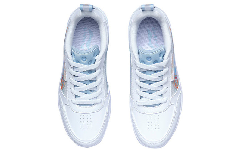 Li-Ning (WMNS) Li-Ning No.258 Classic Leisure Low 'White Blue' AGCR202-3 outlook