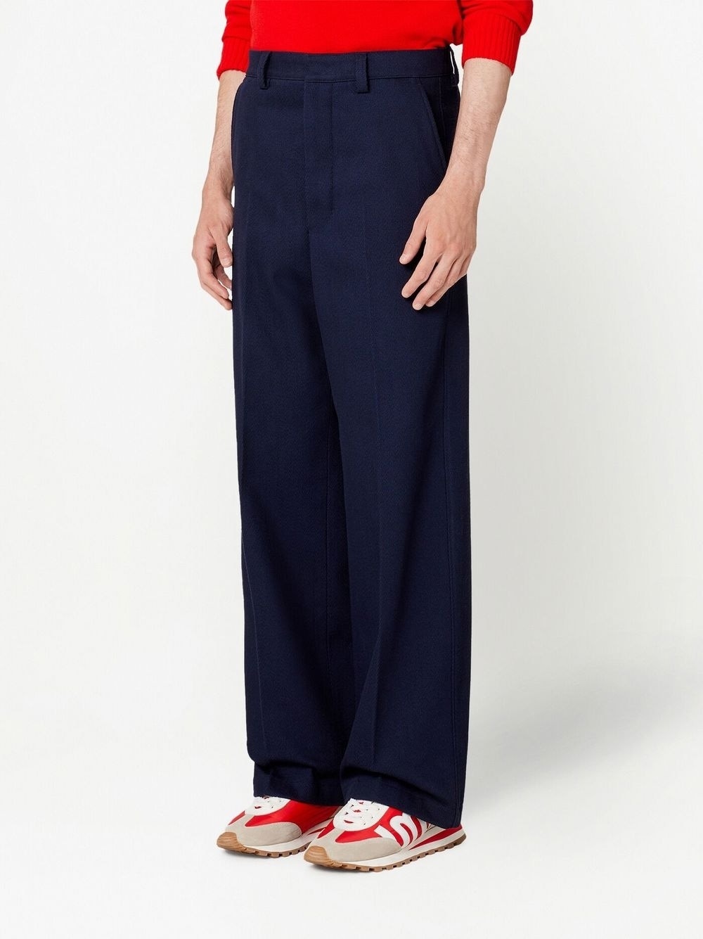 wide-leg tailored trousers - 3