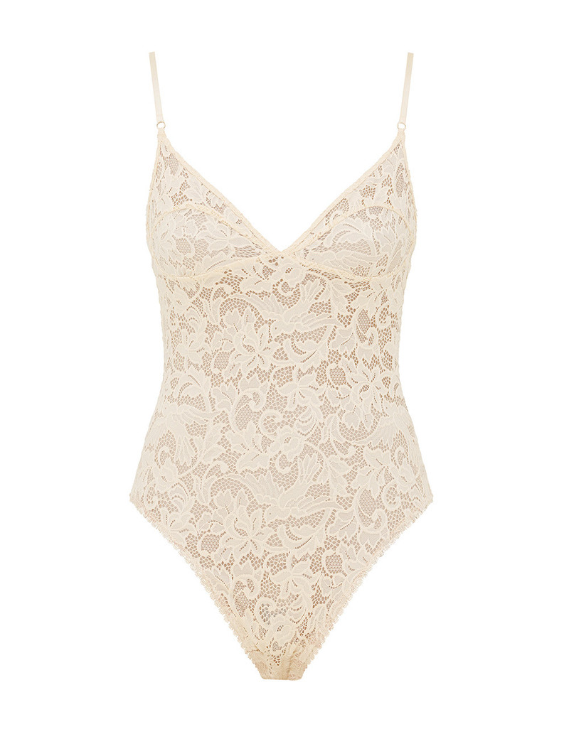 LACE SLEEVELESS BODYSUIT 1