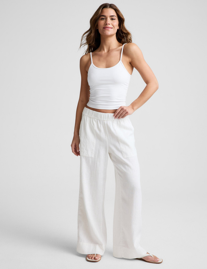 BEYOND YOGA SoftWash Linen Easy Wide Leg Pant 31" outlook
