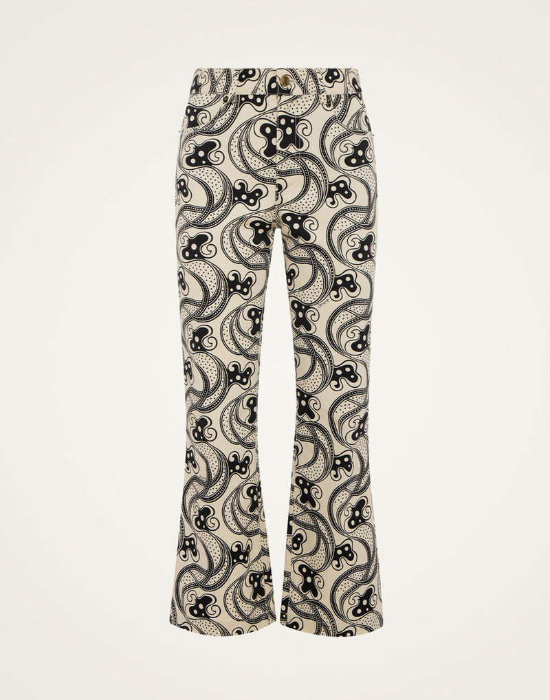 The Cropped Flare Jean 1