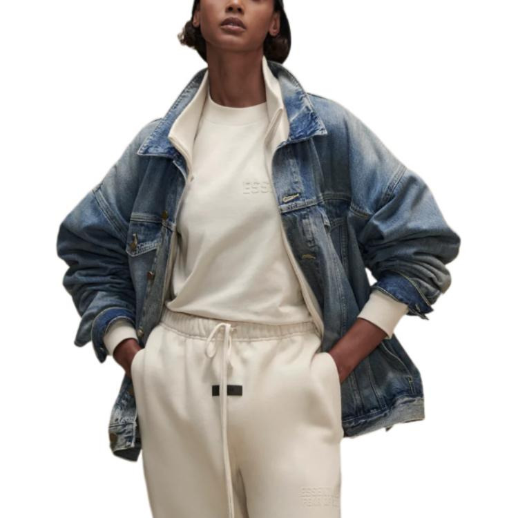 Fear of God Essentials FW22 Denim Trucker Jacket 'Indigo' FOG-FW22-005 - 5