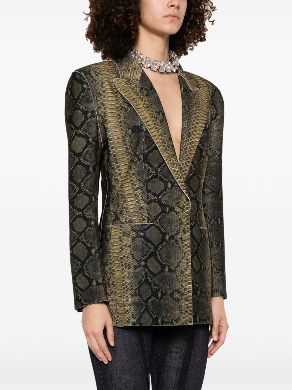 single-breasted blazer - 3