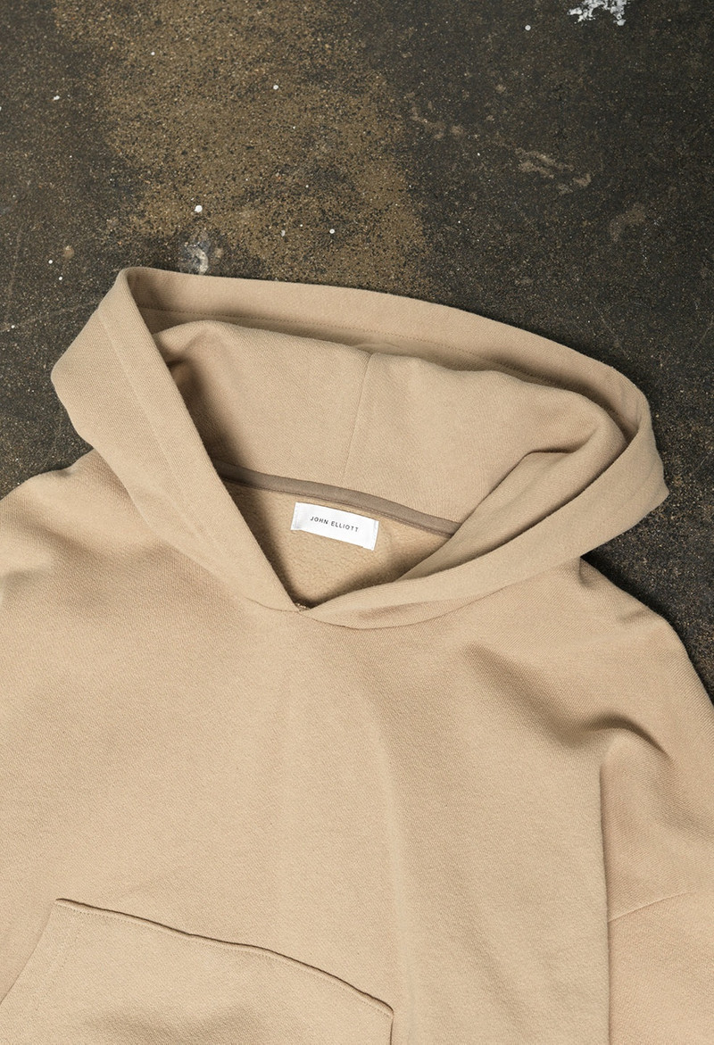 John Elliott STUDIO FLEECE TILTED HOODIE outlook