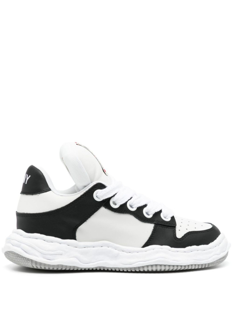 Wayne low-top leather sneakers - 1