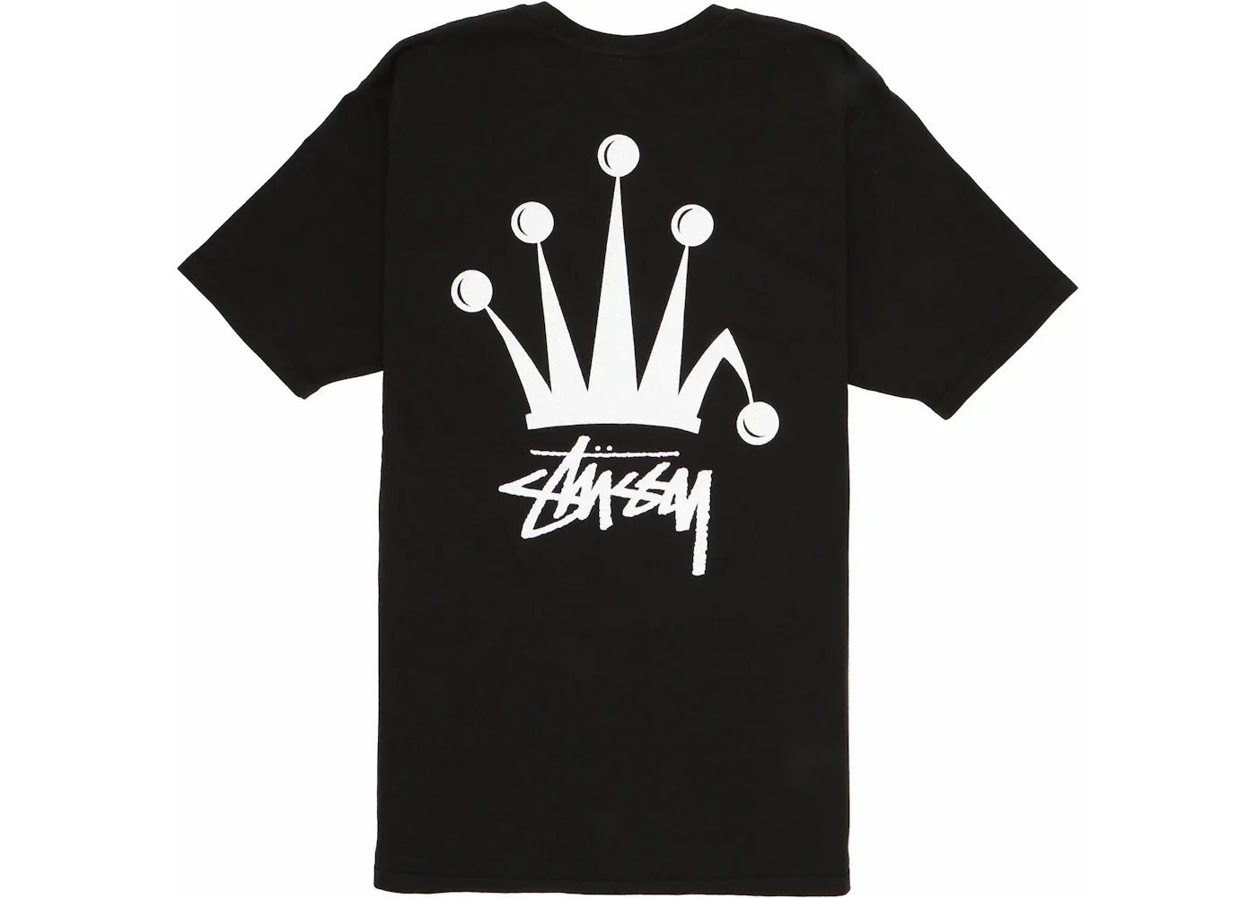 Stussy Regal Crown Pigment Dyed T-shirt Black - 1