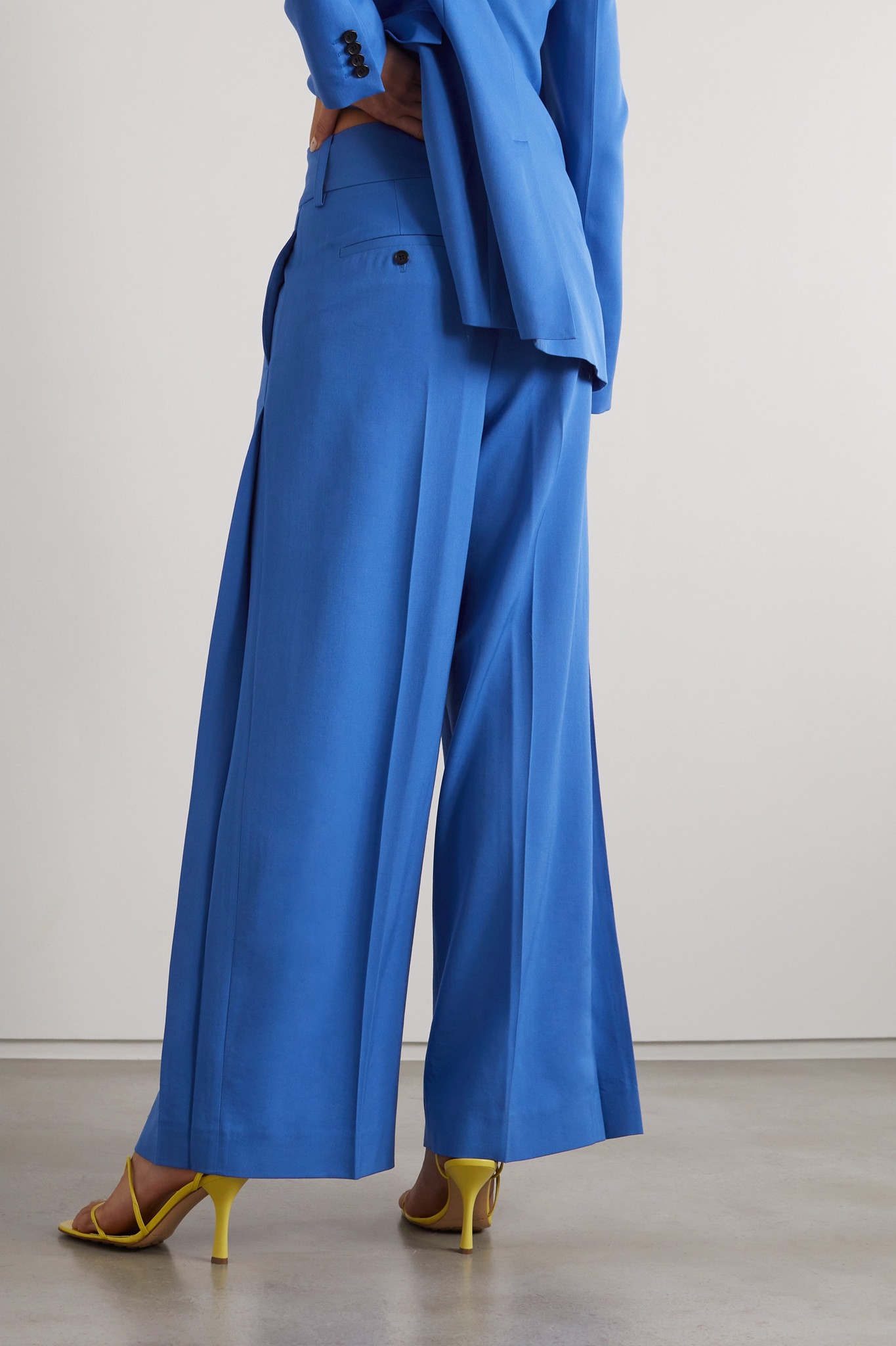 Grain de poudre wool wide-leg pants - 4