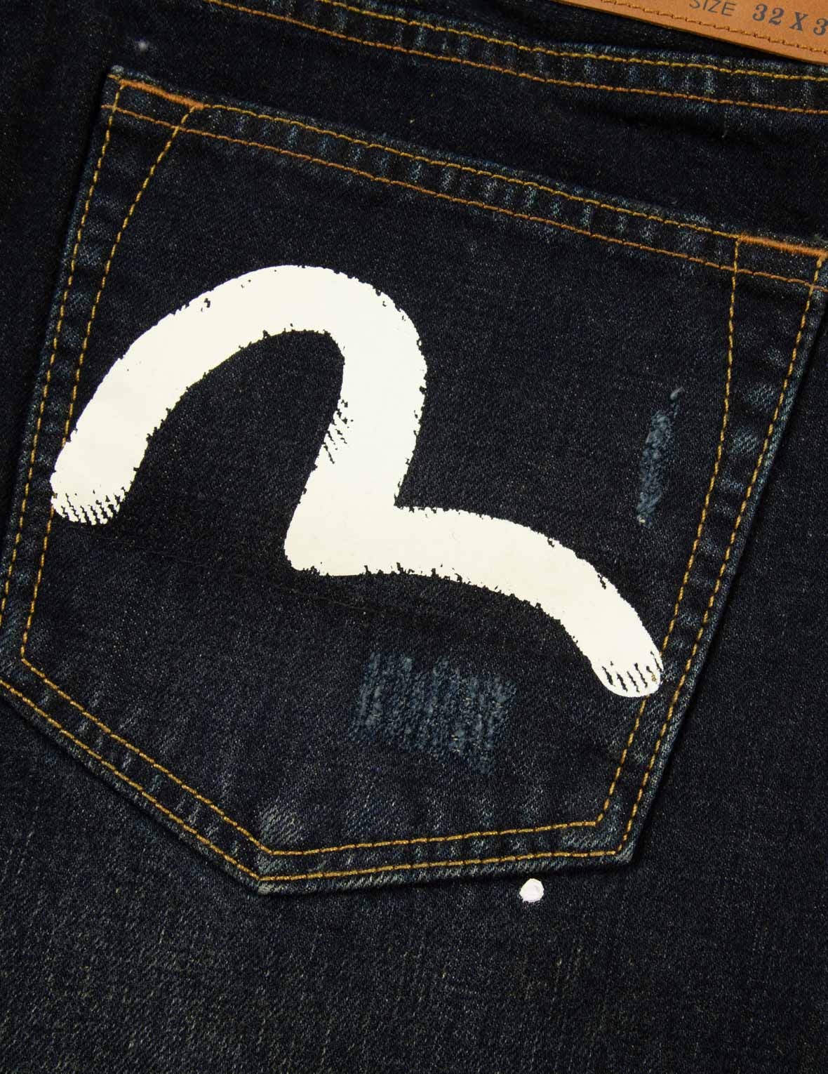 SEAGULL PRINT SLIM FIT DENIM JEANS #2010 - 7