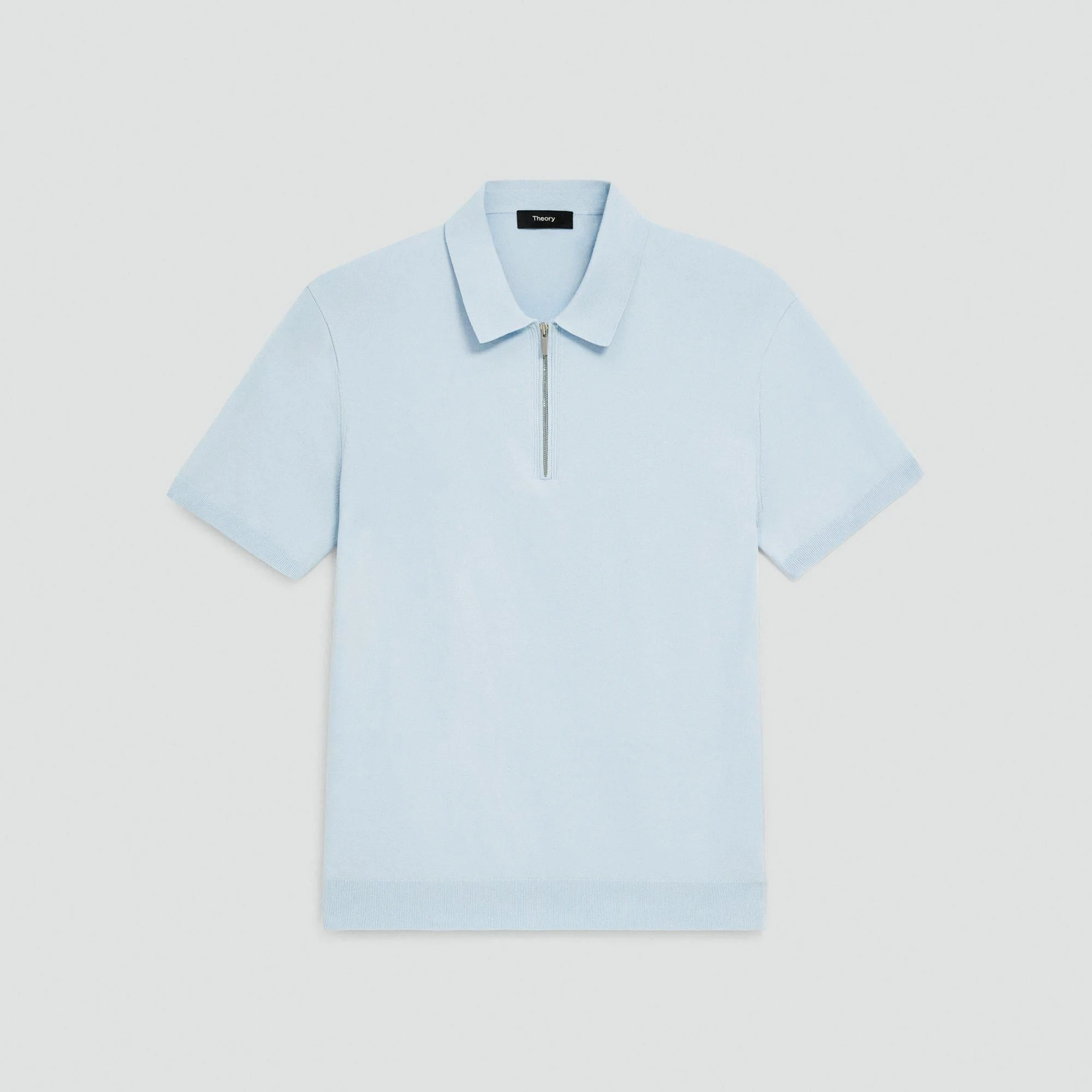 Quarter-Zip Polo Shirt in Light Bilen - 1