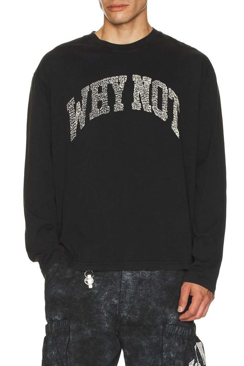 HONOR THE GIFT Why Not Long Sleeve Tee outlook