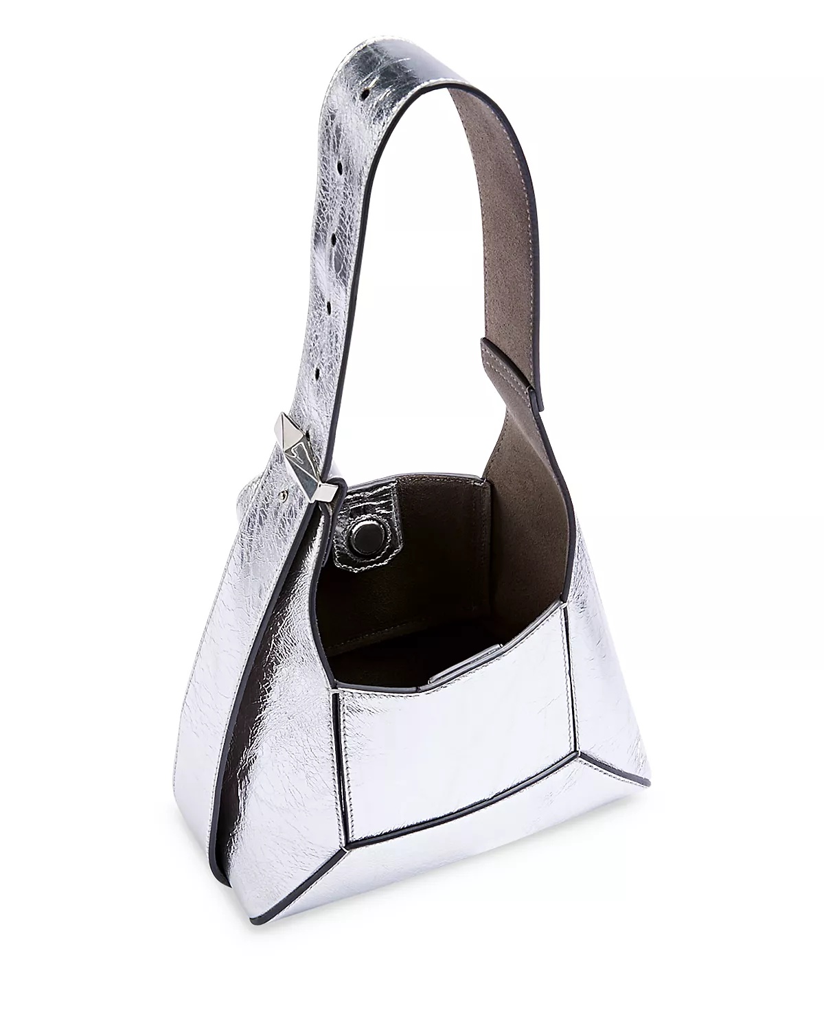 Diamond Small Leather Shoulder Bag - 3